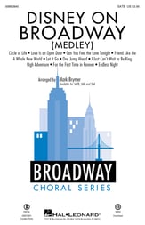 Disney On Broadway SATB choral sheet music cover